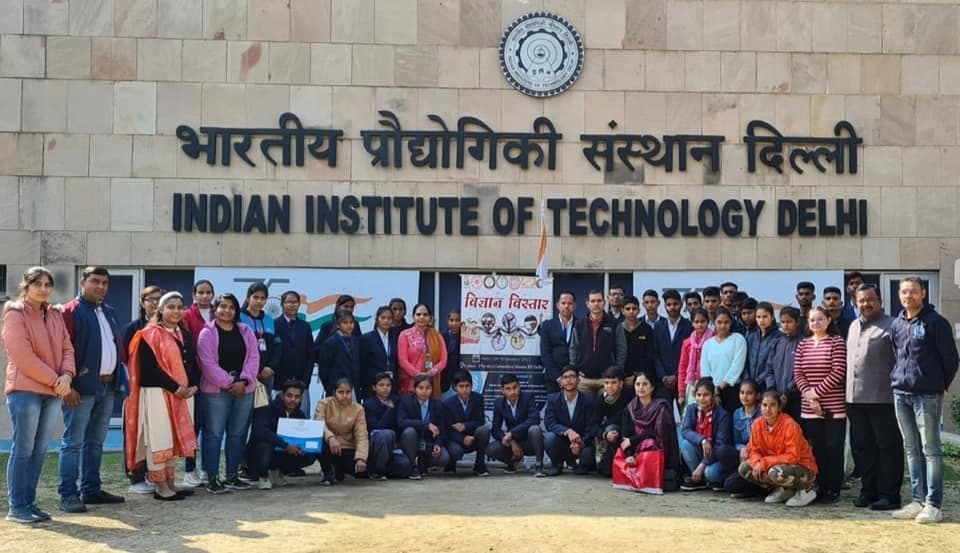 Indradhanush children at the INYAS science workshop, IIT Delhi, January 2023