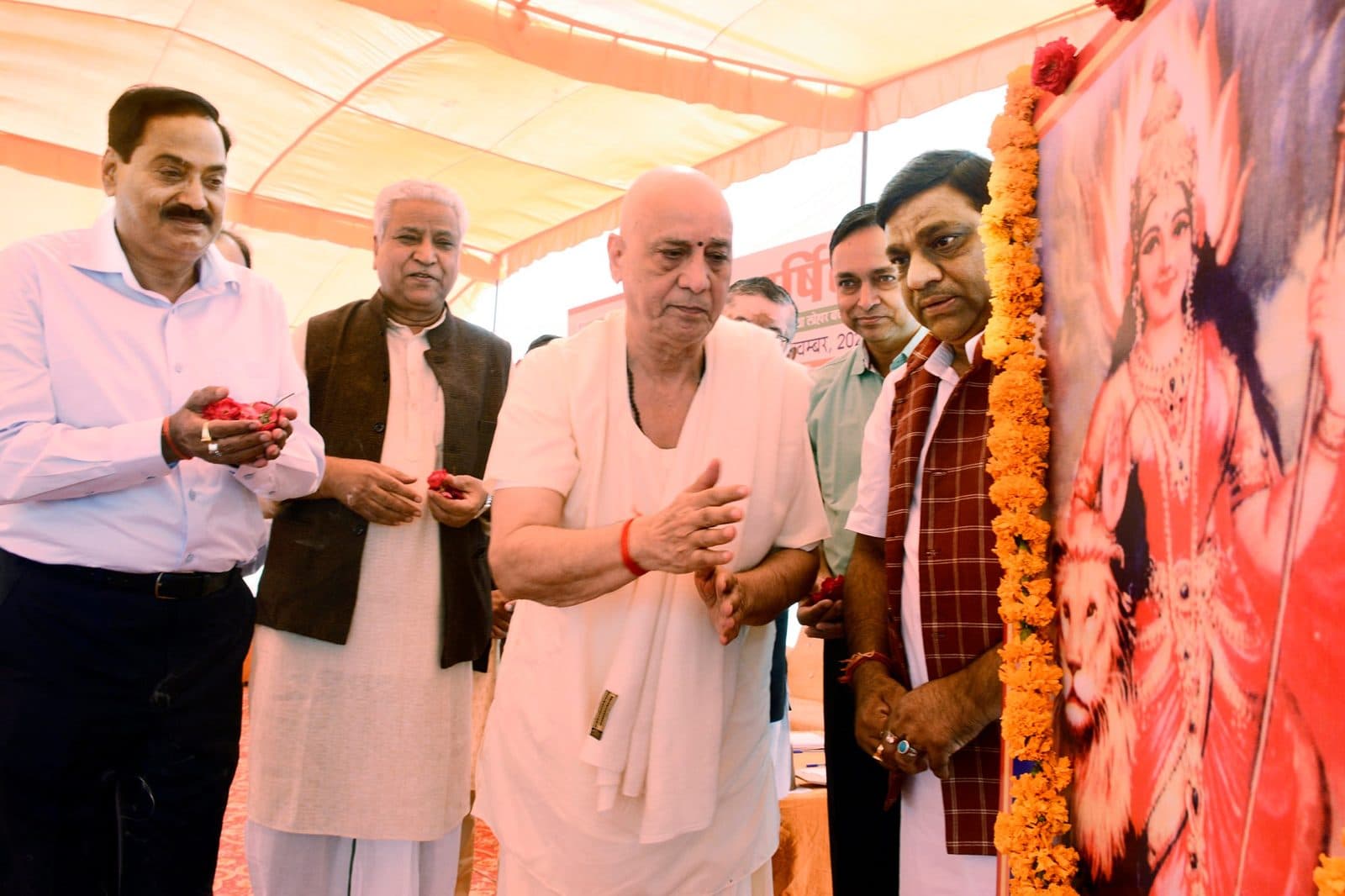 Guests open the seventh Indradhanush annual function, 7 November 2021