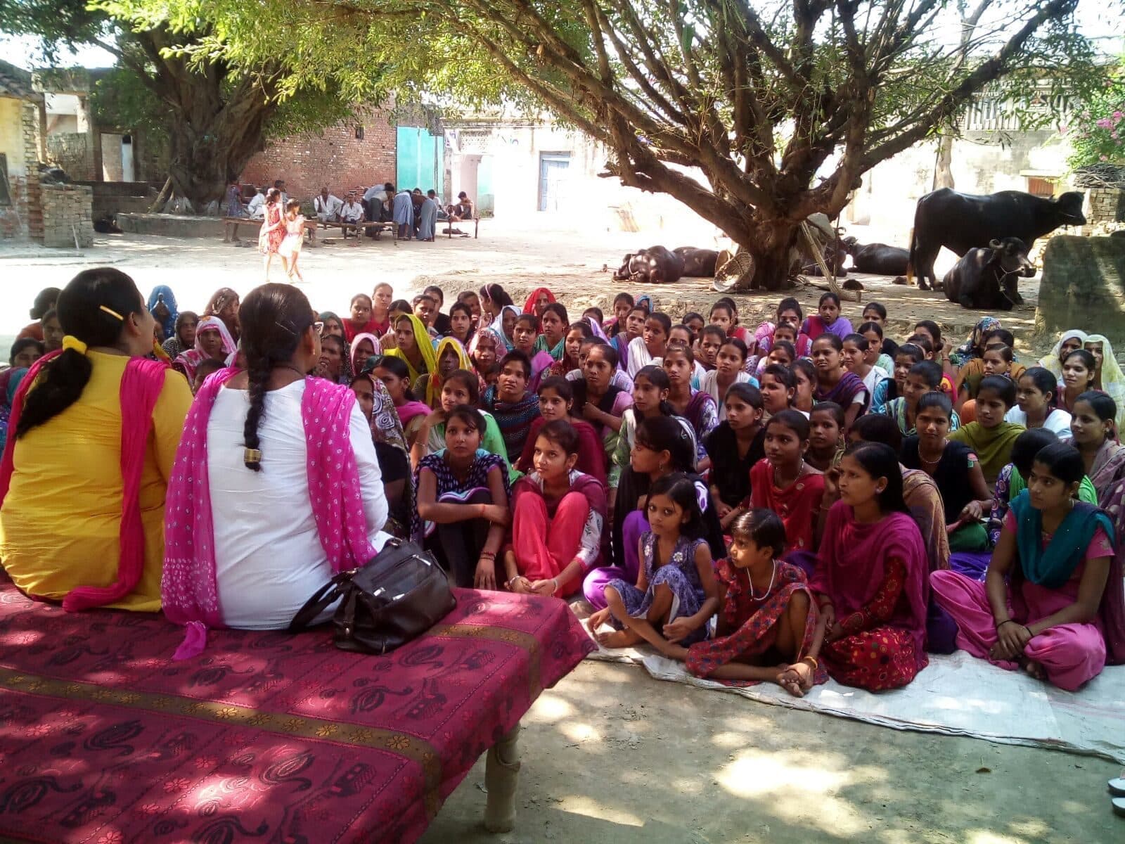 Village women at the Aparajita gathering, 2 October 2015